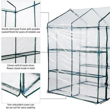 Load image into Gallery viewer, Small Portable Walk-In Greenhouse with 8 Mini Shelves - Adler's Store