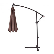 Load image into Gallery viewer, Solar 10Ft Hanging Umbrella Sun Shade with LED Lights - Adler's Store