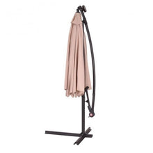 Load image into Gallery viewer, Solar 10Ft Hanging Umbrella Sun Shade with LED Lights - Adler's Store