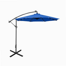 Load image into Gallery viewer, Solar 10Ft Hanging Umbrella Sun Shade with LED Lights - Adler's Store