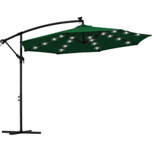 Load image into Gallery viewer, Solar 10Ft Hanging Umbrella Sun Shade with LED Lights - Adler's Store