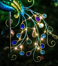 Load image into Gallery viewer, Solar LED Peacock Light Metal Garden Decoration - Adler's Store