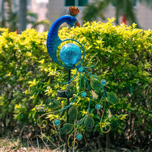 Load image into Gallery viewer, Solar LED Peacock Light Metal Garden Decoration - Adler's Store