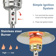 Load image into Gallery viewer, Steel Patio Standing Propane Gas Heater - Adler's Store