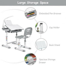 Load image into Gallery viewer, Student’s Learning Creative Center Adjustable Set with Lamp and Book Stand - Adler's Store