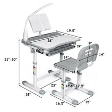 Load image into Gallery viewer, Student’s Learning Creative Center Adjustable Set with Lamp and Book Stand - Adler's Store