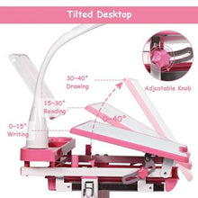 Load image into Gallery viewer, Student’s Learning Creative Center Adjustable Set with Lamp and Book Stand - Adler's Store