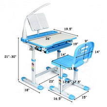 Load image into Gallery viewer, Student’s Learning Creative Center Adjustable Set with Lamp and Book Stand - Adler's Store