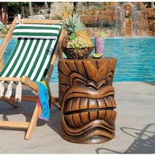 Load image into Gallery viewer, The Kanaloa Grande Tiki God Sculptural Poolside Table - Adler's Store