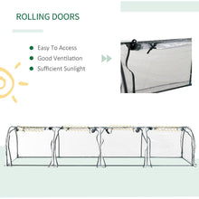 Load image into Gallery viewer, Tunneled Mini Greenhouse with Air Ventilation Doors for All Year Round Gardening - Adler's Store
