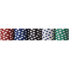Load image into Gallery viewer, Ultimate Texas Hold 'em Poker Set 500 11.5 Gram Claytec Striped Chip Set - Adler's Store