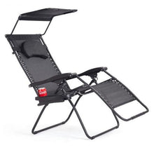 Load image into Gallery viewer, UV Shade Canopy Folding Leisure Recliner Durable Chair with Cup Holder - Adler's Store