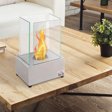 Load image into Gallery viewer, Ventless Portable Fireplace with Glass Flame Guard - Adler's Store