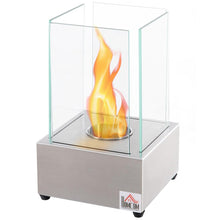 Load image into Gallery viewer, Ventless Portable Fireplace with Glass Flame Guard - Adler's Store
