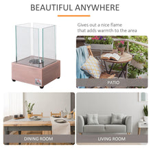 Load image into Gallery viewer, Ventless Portable Fireplace with Glass Flame Guard - Adler's Store