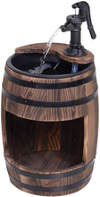 Load image into Gallery viewer, Water Pump Barrel Fountain with Flower Box - Adler's Store