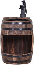 Load image into Gallery viewer, Water Pump Barrel Fountain with Flower Box - Adler's Store