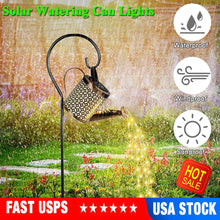 Load image into Gallery viewer, Watering Can Fairy Shower Solar LED Lights - Adler's Store