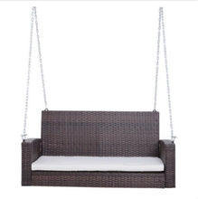 Load image into Gallery viewer, Wicker Love Seat Swing Bench - Adler's Store