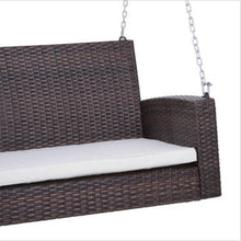 Load image into Gallery viewer, Wicker Love Seat Swing Bench - Adler&#39;s Store