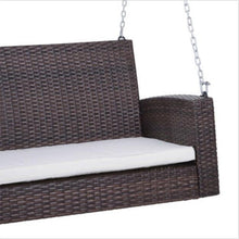 Load image into Gallery viewer, Wicker Love Seat Swing Bench - Adler's Store