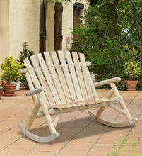 Load image into Gallery viewer, Wide Seat Solid Fir Wood Rocking Chair - Adler's Store