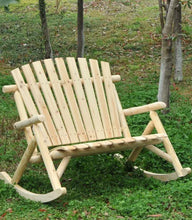 Load image into Gallery viewer, Wide Seat Solid Fir Wood Rocking Chair - Adler's Store