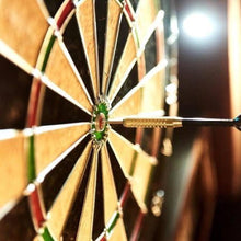 Load image into Gallery viewer, Wooden 40 Inch Dart Board Cabinet Set with Lights and 6 Steel Tip Darts - Adler's Store