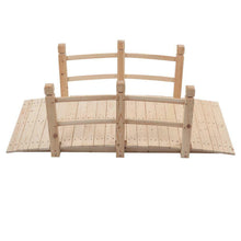 Load image into Gallery viewer, Wooden Arched Bridge Fairy Garden Ornament - Adler's Store