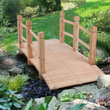 Load image into Gallery viewer, Wooden Arched Bridge Fairy Garden Ornament - Adler's Store
