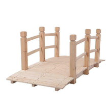 Load image into Gallery viewer, Wooden Arched Bridge Fairy Garden Ornament - Adler's Store