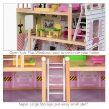 Load image into Gallery viewer, Wooden Dollhouse Cottage Playset with Furniture - Adler's Store