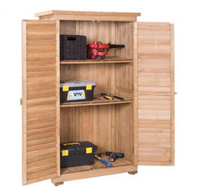 Load image into Gallery viewer, Wooden Garden Storage Shed in Shutter Design - Adler's Store