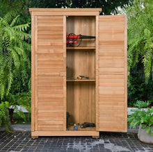 Load image into Gallery viewer, Wooden Garden Storage Shed in Shutter Design - Adler's Store