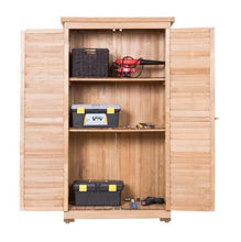 Load image into Gallery viewer, Wooden Garden Storage Shed in Shutter Design - Adler's Store