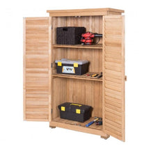 Load image into Gallery viewer, Wooden Garden Storage Shed in Shutter Design - Adler's Store