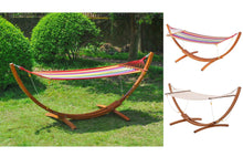Load image into Gallery viewer, Wooden Hammock with Arc Stand Frame - Adler's Store