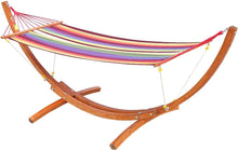 Load image into Gallery viewer, Wooden Hammock with Arc Stand Frame - Adler's Store