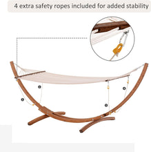 Load image into Gallery viewer, Wooden Hammock with Arc Stand Frame - Adler's Store