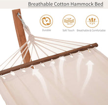 Load image into Gallery viewer, Wooden Hammock with Arc Stand Frame - Adler's Store