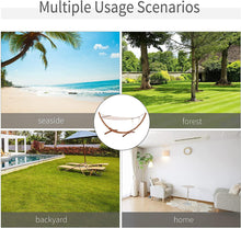 Load image into Gallery viewer, Wooden Hammock with Arc Stand Frame - Adler's Store