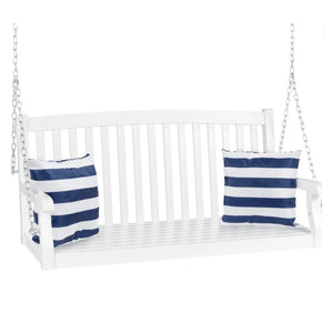 Wooden Hanging Swing Bench on Chains - Adler's Store