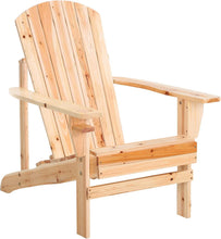 Load image into Gallery viewer, Wooden Outdoor Adirondack Lounge Chair - Adler's Store