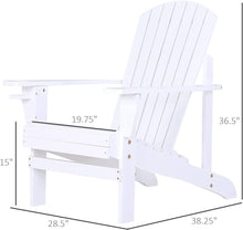 Load image into Gallery viewer, Wooden Outdoor Adirondack Lounge Chair - Adler's Store