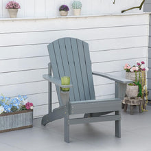 Load image into Gallery viewer, Wooden Outdoor Adirondack Lounge Chair - Adler's Store