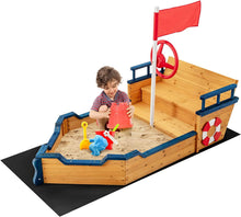 Load image into Gallery viewer, Wooden Pirate Sandboat with Bench Seat - Adler's Store