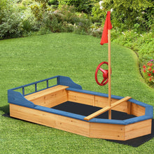 Load image into Gallery viewer, Wooden Pirate Sandboat with Bench Seat - Adler's Store