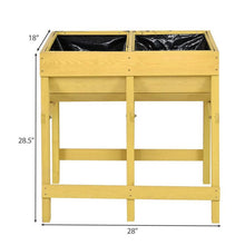 Load image into Gallery viewer, Wooden Raised Garden Bed Planter with Liner - Adler's Store