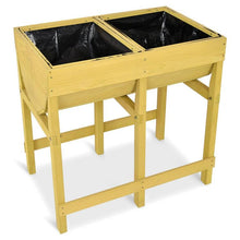 Load image into Gallery viewer, Wooden Raised Garden Bed Planter with Liner - Adler's Store