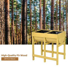 Load image into Gallery viewer, Wooden Raised Garden Bed Planter with Liner - Adler's Store